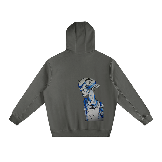 Fleeced High Neck Hoodie