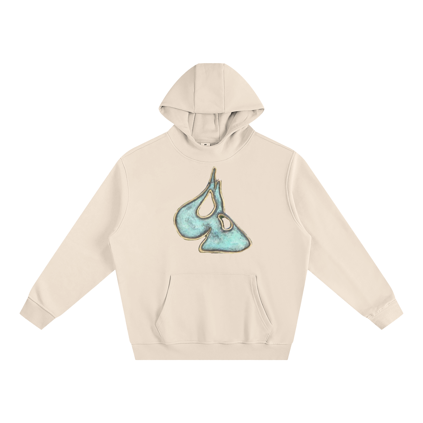 Fleeced High Neck Hoodie