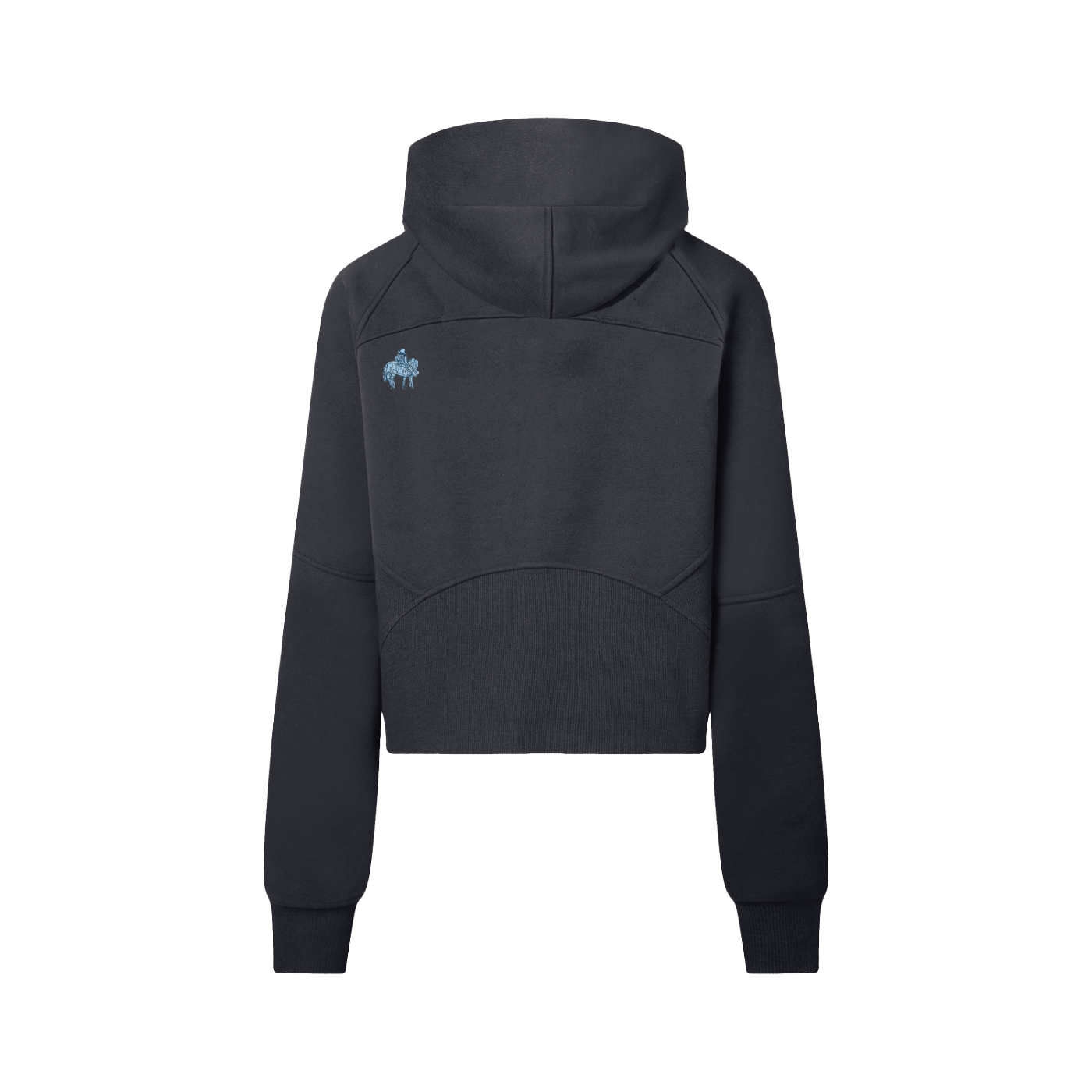 Cropped Half-Zip Hoodie