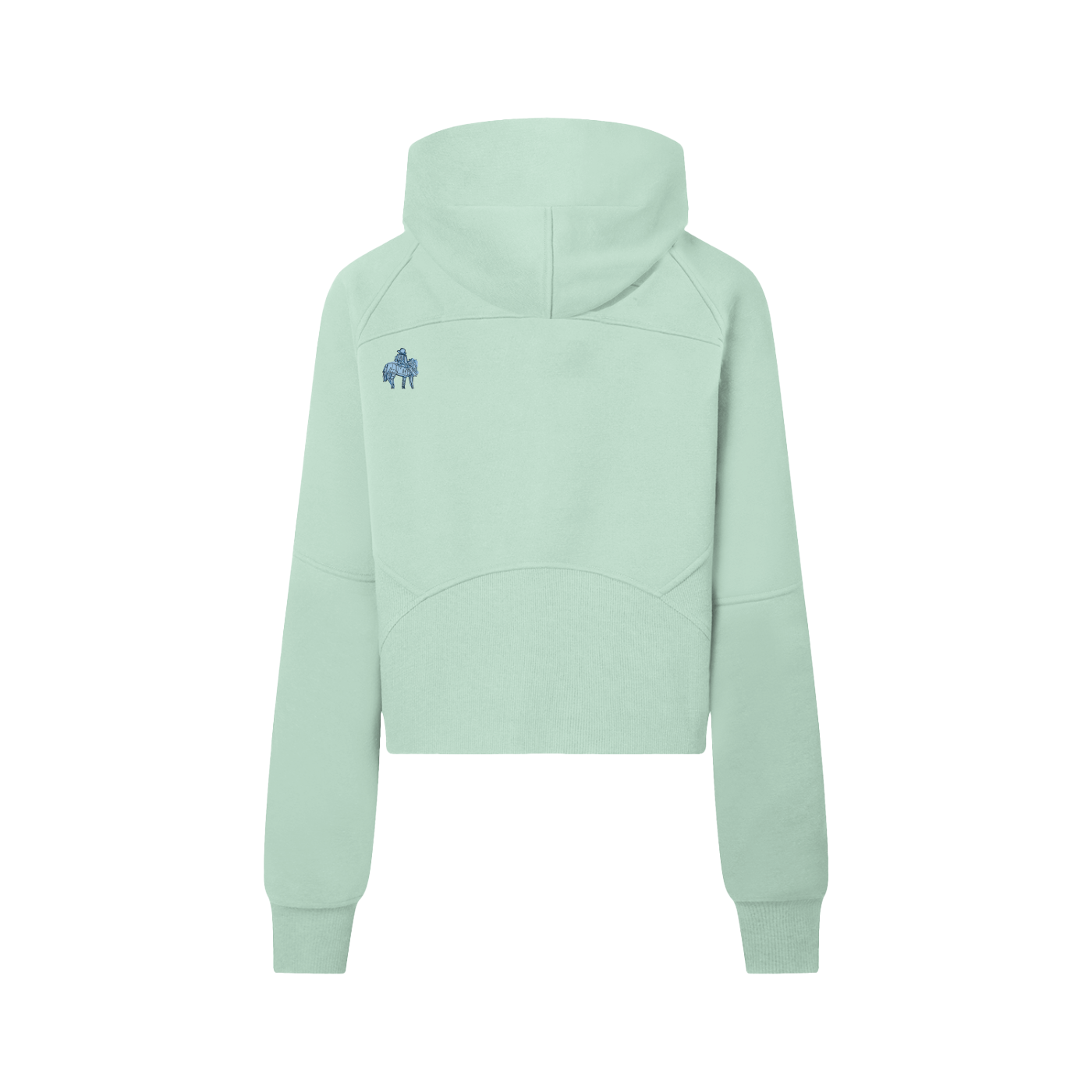 Cropped Half-Zip Hoodie