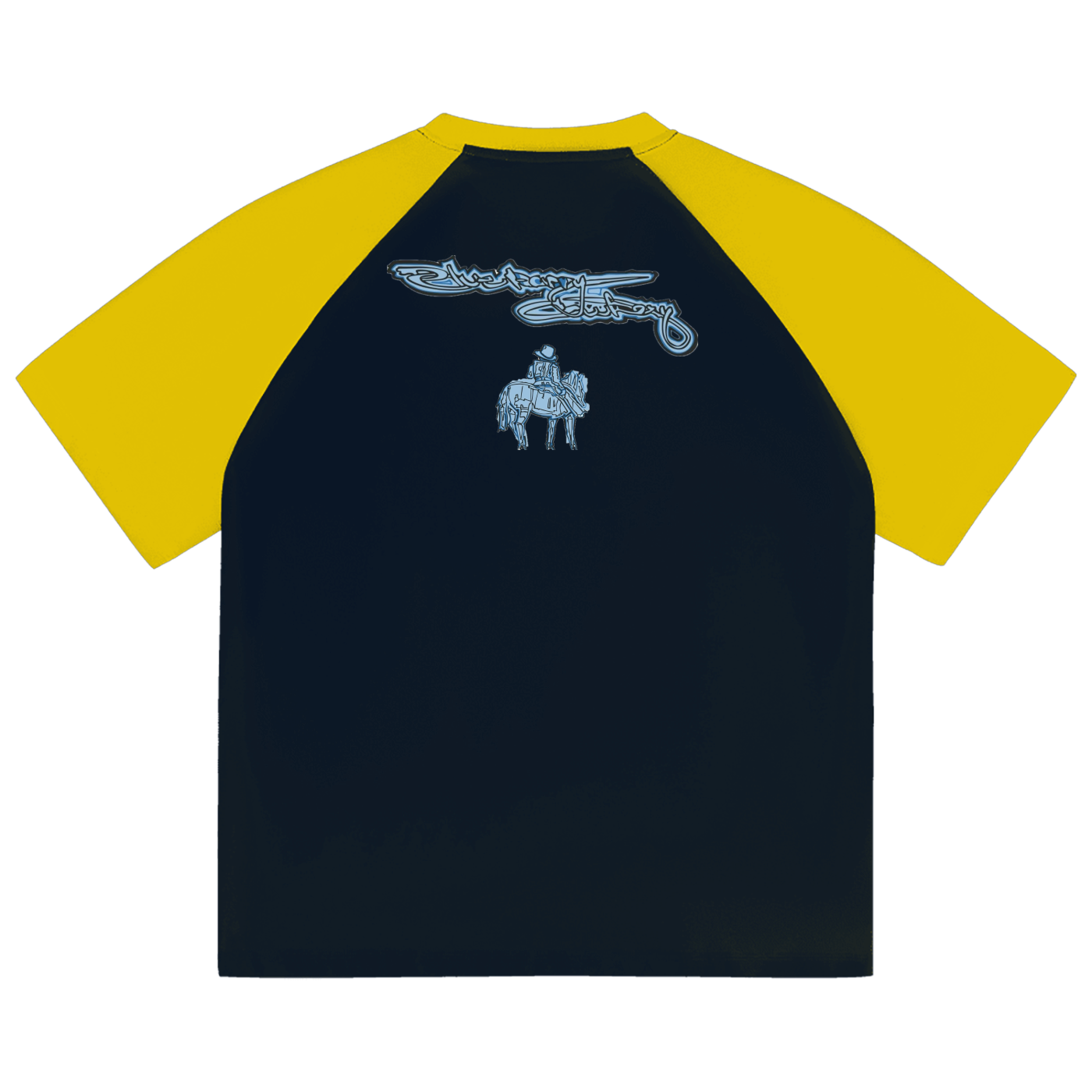 Color-Blocked Raglan Sleeve T-shirt