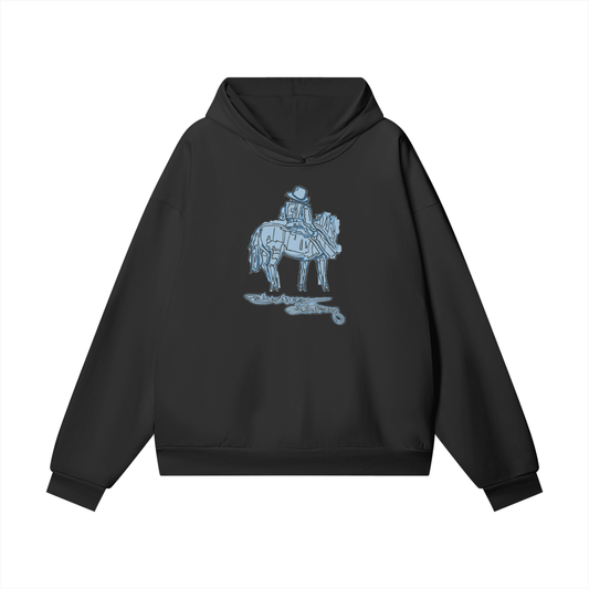 Oversize Heavyweight Hidden Pocket Fleece Hoodie - 460 GSM