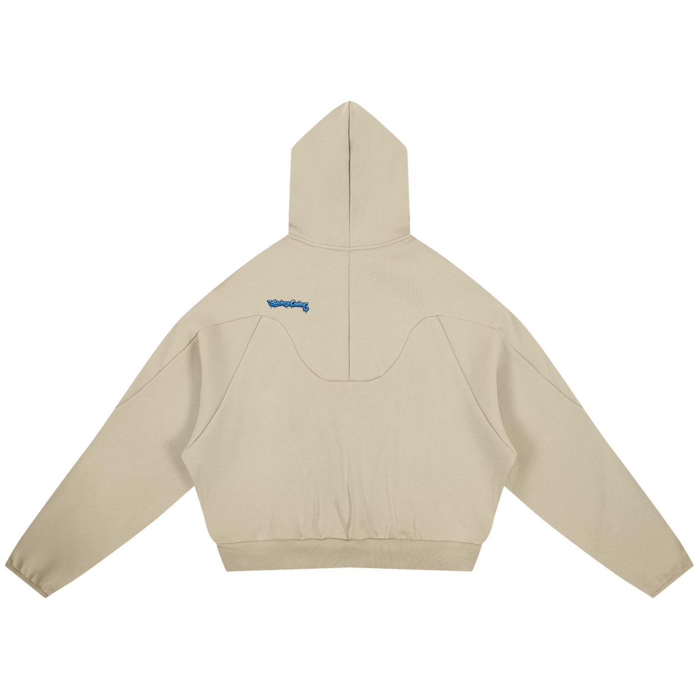 Curved Panel Raglan Hoodie
