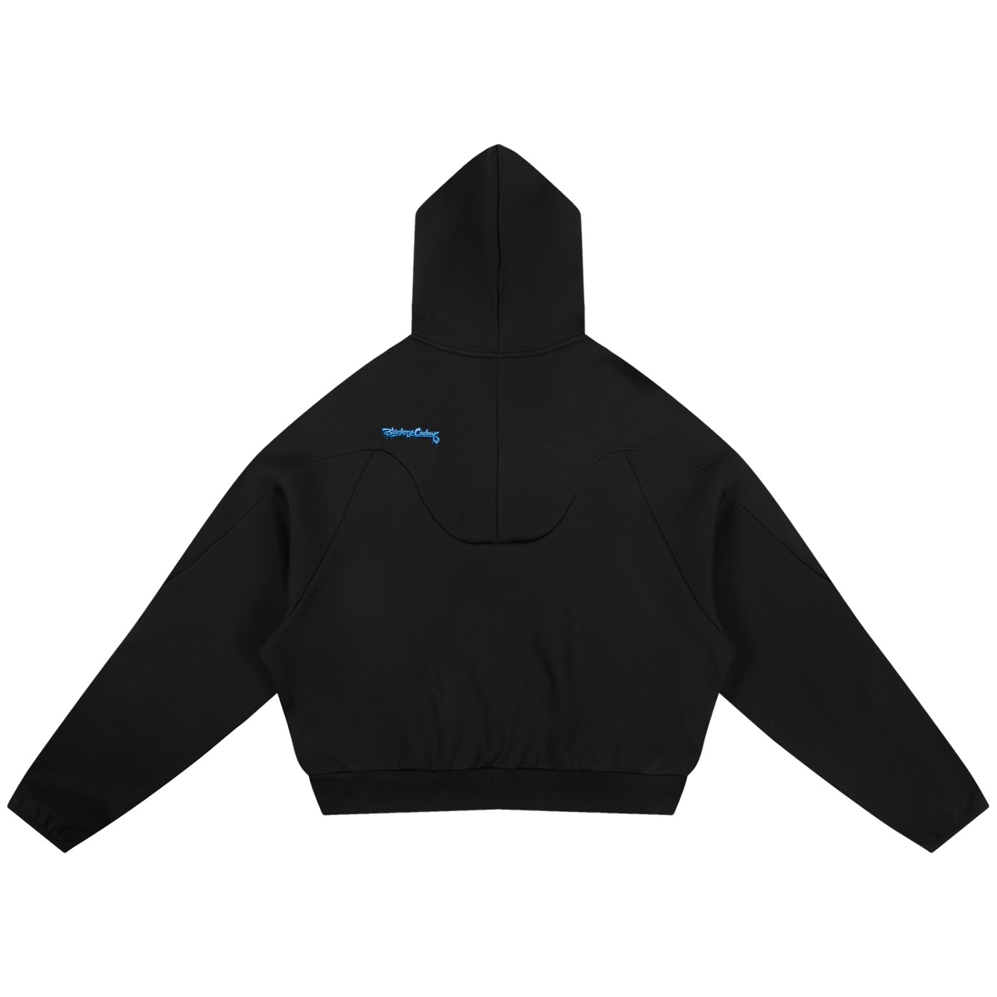 Curved Panel Raglan Hoodie